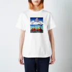 CyberArmadilloの湘南藤沢（2430）ナイトコレクション Regular Fit T-Shirt