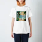 Paradise ExploreのPalm Breeze Bliss Regular Fit T-Shirt