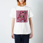ゆるふわんにゃんのPOPDogピンク Regular Fit T-Shirt
