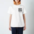 （幽）もののけ本舗のもののけ本舗ロゴ（書）・墨 Regular Fit T-Shirt