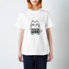 工房カザの【人気No.１】横綱猫 Regular Fit T-Shirt
