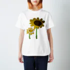 ASD そうちゃんの絵たちのそうちゃんのひまわり Regular Fit T-Shirt