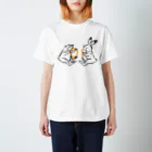 しきいろの鳥獣戯画(ポップ) Regular Fit T-Shirt