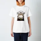 いちごだわし🐹の先祖の頭骨を頭に乗せたフェレットちゃん Regular Fit T-Shirt