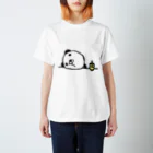 にしもんのキャラクターグッズのぱんだのえるのふてくされＴシャツ Regular Fit T-Shirt