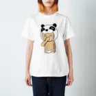温泉しゃぶしゃぶアウトドアのプププッ、パンダ Regular Fit T-Shirt