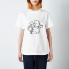 muuuuutosanのアル中クマ × 強酒（フロントプリント） Regular Fit T-Shirt