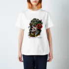 RaccoonDogTattooのロゴ入りエキゾチックがーる Regular Fit T-Shirt