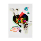 𝙈𝙊𝙈𝙊'𝙨 𝙎𝙝𝙤𝙥のGAME OVER-ハート型 Stickable Poster