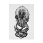 segasworksのレガリケラトプス…神様（白黒） Stickable Poster