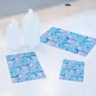 keeeeeep smilingの口紅を塗る女とスリスリする猫 Stickable Poster :size comparisons (A2、A3、A4)
