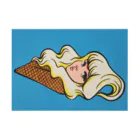 ソーメンズのソフトクリームガール Stickable Poster :horizontal position