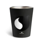 くねくね道のタオ猫みっちー タンブラー（フェイス）（文字ホワイト） Thermo Tumbler