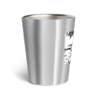 山形屋米店の肘をついてくつろぐ猫 Thermo Tumbler
