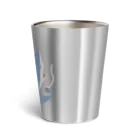 さかたようこ / サメ画家のほっとひと息サメ | 青 Thermo Tumbler