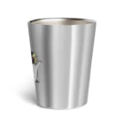 ヤママユ(ヤママユ・ペンギイナ)のふたごのイワトビペンギン(キタ) Thermo Tumbler