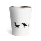 planet_lilyのそういえばUK とりもうさぎも Thermo Tumbler