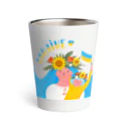 ウクライナのワンコ応援団の🇺🇦Natalia Savranska🇺🇦② Thermo Tumbler