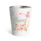 Japan  KAWAIIのフローラルリース Thermo Tumbler
