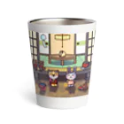 しばうさ.netの8月🎇夏の夜の縁側でのひととき🍉🎐 Thermo Tumbler