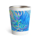 龍アート🐉の虹龍宇宙の旅 Thermo Tumbler