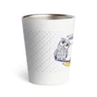 イラスト MONYAAT のCT72 夜の誘惑 HORNED OWL_E Thermo Tumbler