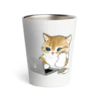 mofusandの在宅勤務にゃん Thermo Tumbler