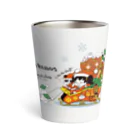 Sunny Place 今瀬のりおのカンフーちゃんのアジアンクリスマス Thermo Tumbler