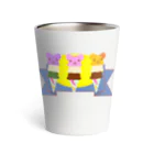 しろうめ庵ノSUZURIさんの昭和のファンシーアイスさん。 Thermo Tumbler
