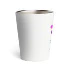 群青のクレヨンの3Flower Thermo Tumbler