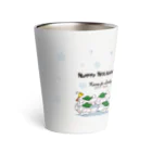 Sunny Place 今瀬のりおのカンフーちゃんのアジアンクリスマス Thermo Tumbler