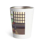 しばうさ.netの8月🎇夏の夜の縁側でのひととき🍉🎐 Thermo Tumbler