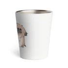 ペキニーズとかわんことか。の我が道を行くペキニーズ（フォーン） Thermo Tumbler