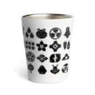 大賀一五の店のうさぎの家紋 Thermo Tumbler