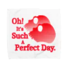 『Nothing Is Real』-- IN SUZURIのOh! It's Such A Perfectday.（赤） Towel Handkerchief
