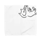 コーラ・コガのねむいねこ Towel Handkerchief