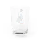keeeeeep smilingの猫と金魚 Water Glass :back