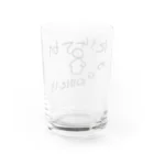 息子画伯の初めて書いた数字と人間 Water Glass :back