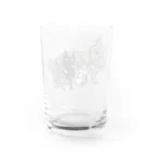 ニャンコ一族のみんないっしょ Water Glass :back