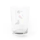 keeeeeep smilingの残暑お見舞い申し上げます。 Water Glass :back