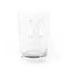 わたなべさんちの捕らえられたのに楽しそうな宇宙人グラス Water Glass :back