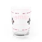 GAMEGAMEGAMEのILOVE GAME (pink) Water Glass :back