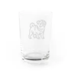 Bebezoのパグ Water Glass :back