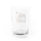 モフモフドラゴンのクールサーファー Water Glass :back
