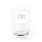 サシヨリナマバの"サシヨリナマバ"　ロゴ飲み Water Glass :back