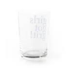 girls got grit!のgirls got grit Water Glass :back