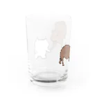 メルヘンおやじのメルとカピ Water Glass :back