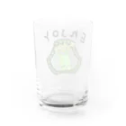 水仙舎のエンジョイおじさん Water Glass :back