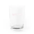 桜嵐の部屋の桜嵐グッズ（英字） Water Glass :back