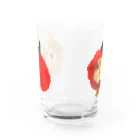 『卯のえほん』   〜えほんカフェ「うさぎの絵本」のオンラインショップ〜の「はいちゃいました」グラス Water Glass :back